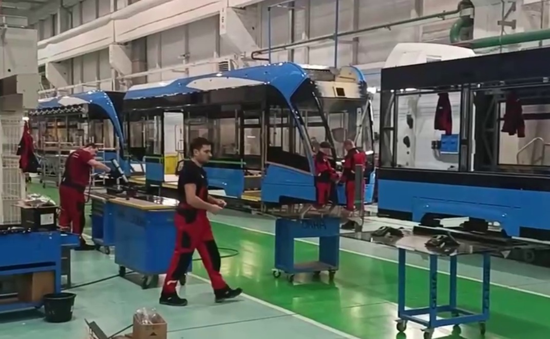 В Твери приступили к сборке трамваев «Витязь-М» для Саратова В Твери приступили к сборке трамваев «Витязь-М» для Саратова